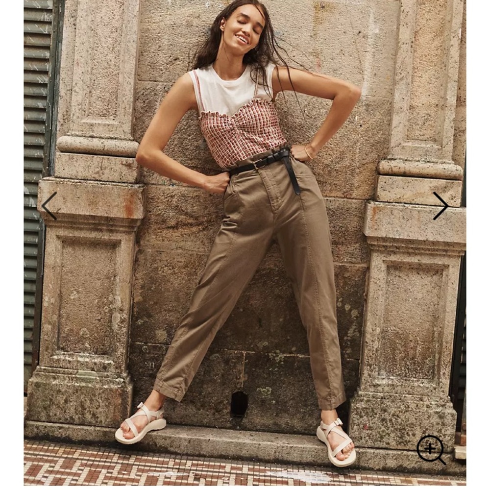 Madewell Pull on Paper bag Pants Brand New